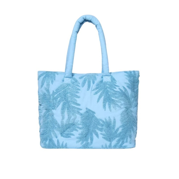 New Shade & Shore Light Blue Terry Tote - Picture 2 of 5